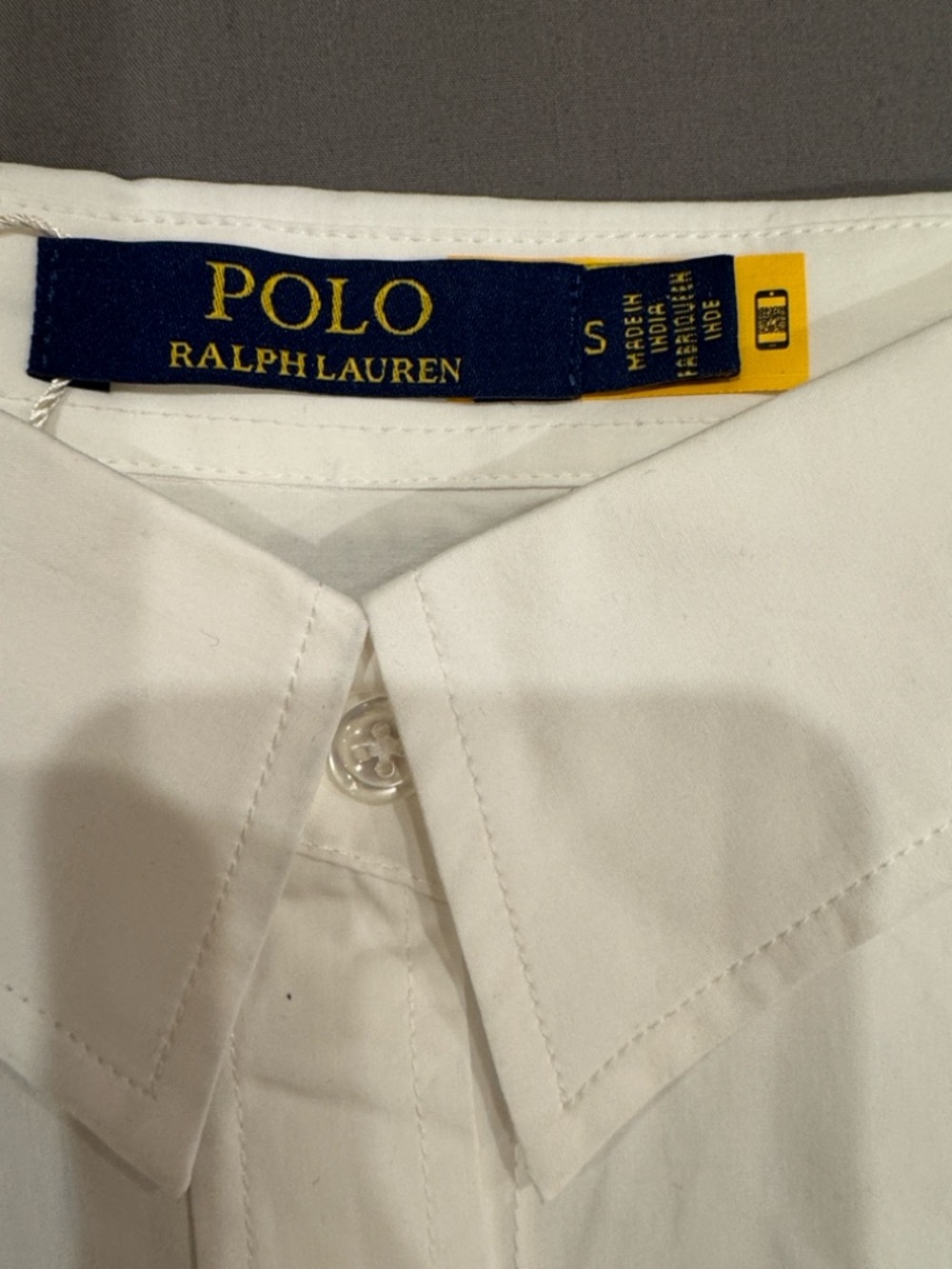 Polo by Ralph Lauren White & Rust Button-Down Dress Shirts - Pair - Picture 5 of 6